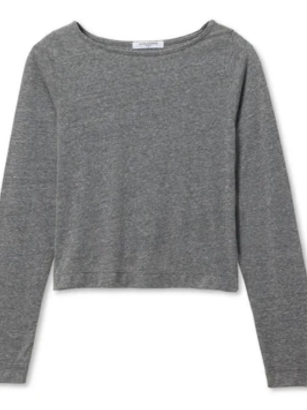 NWT Perfectwhitetee parker crispy cotton long sleeve boat neck top medium - Picture 2 of 9